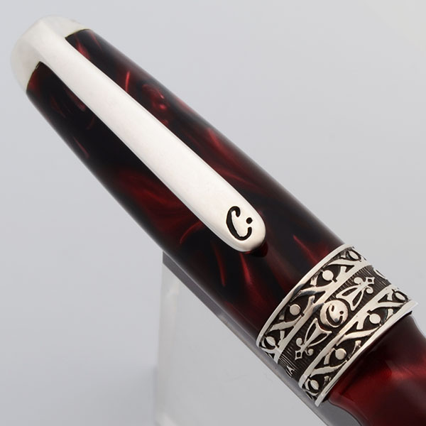 Curtis Australia Fountain Pen Classic Elegance, "Scarlet Silk" Red